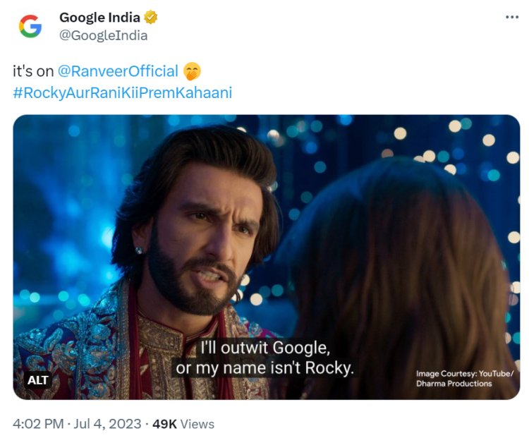 Ranveer Singh vs. Google: Who knows more? Fans are ready for the face-off.