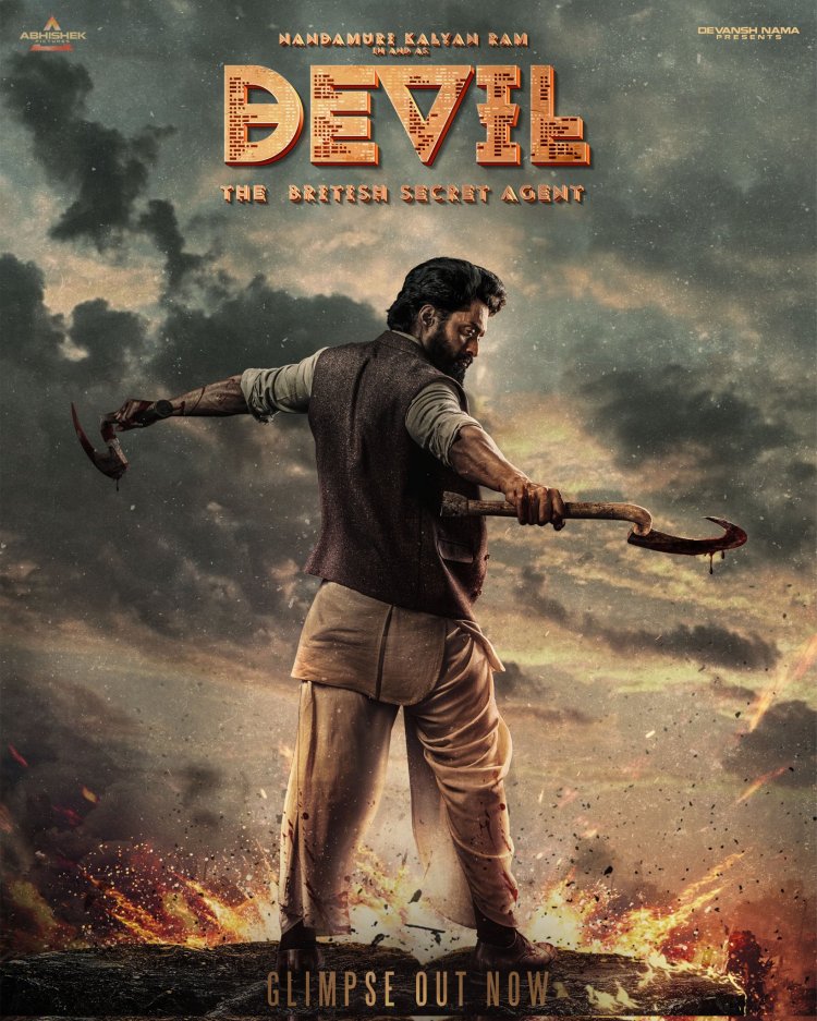 Nandamuri Kalyanram is Devil, a fearless British secret agent in pre-independence India